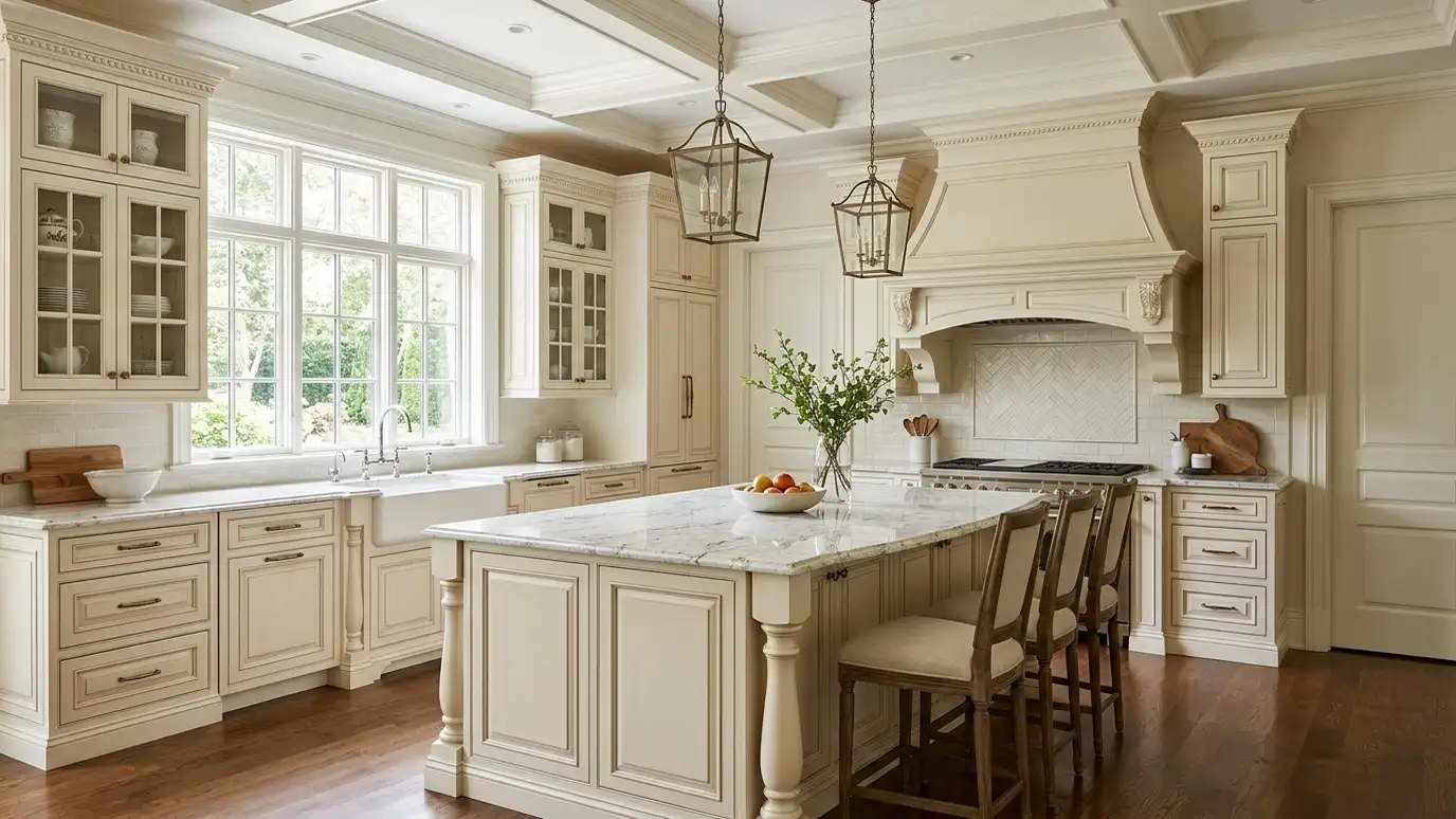 A granite kitchen in a Belle Meade, Tennessee home