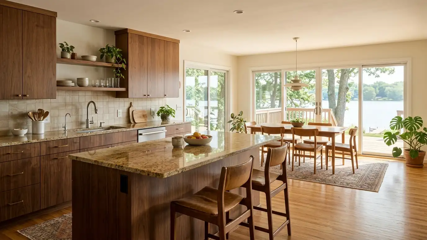 A granite kitchen in a Donelson, Tennessee home