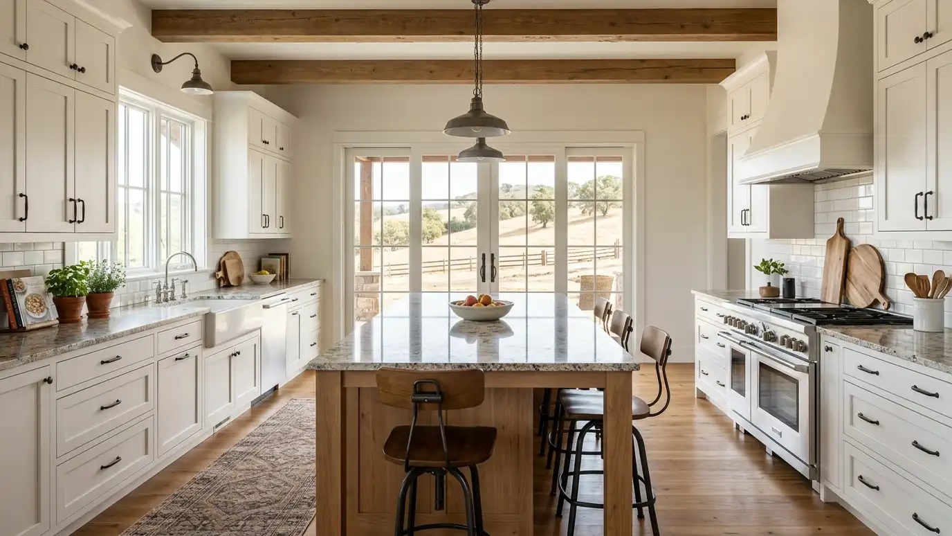 A granite kitchen in a Fairview, Tennessee home