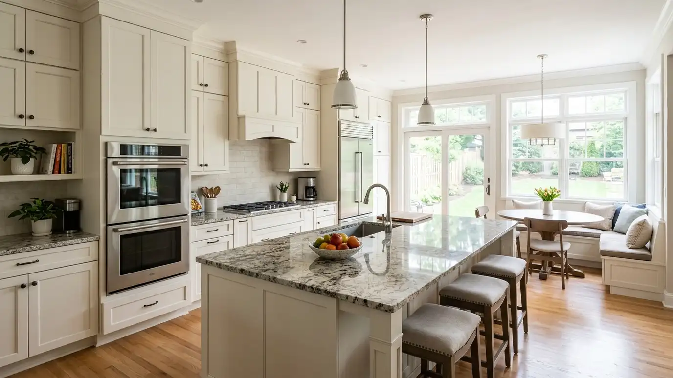 A granite kitchen in a Mt. Juliet, Tennessee home