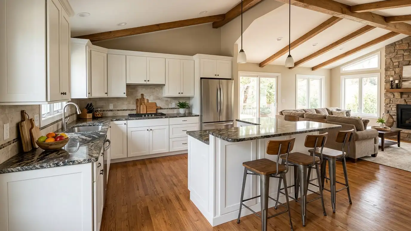 A granite kitchen in a Smyrna, Tennessee home