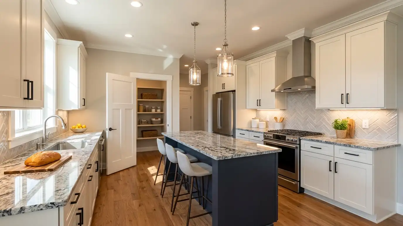 A granite kitchen in a Spring Hill, Tennessee home