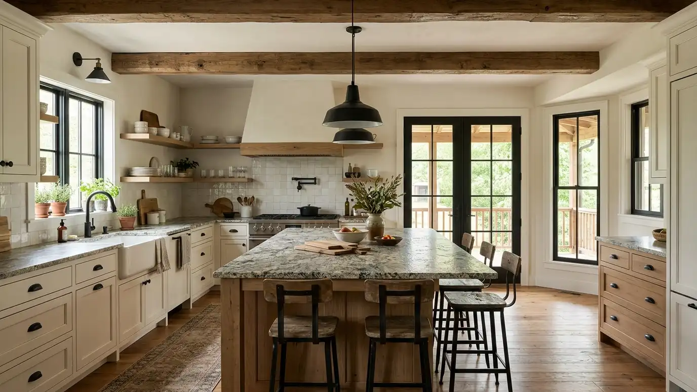 A granite kitchen in a Thompsons Station, Tennessee home