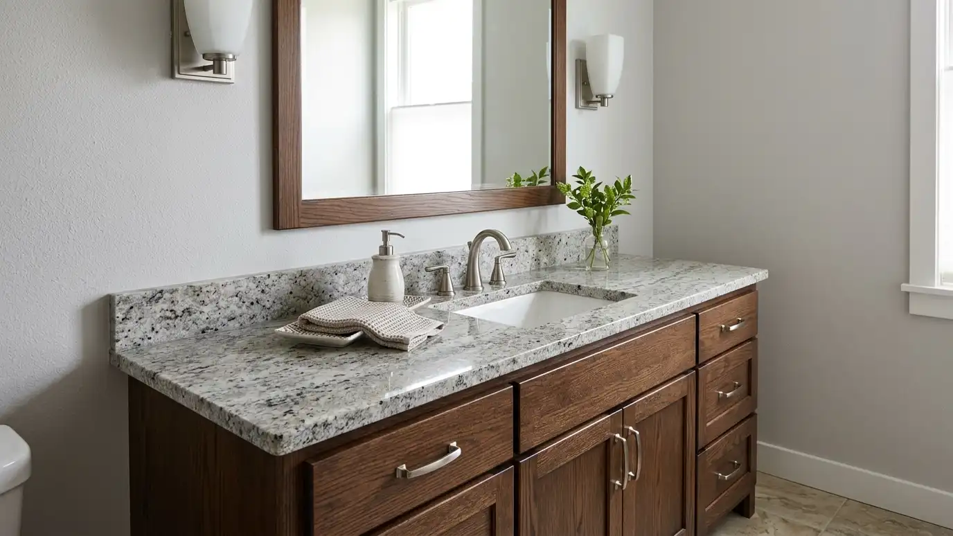 Granite in the Bathroom: Vanities, Showers and More