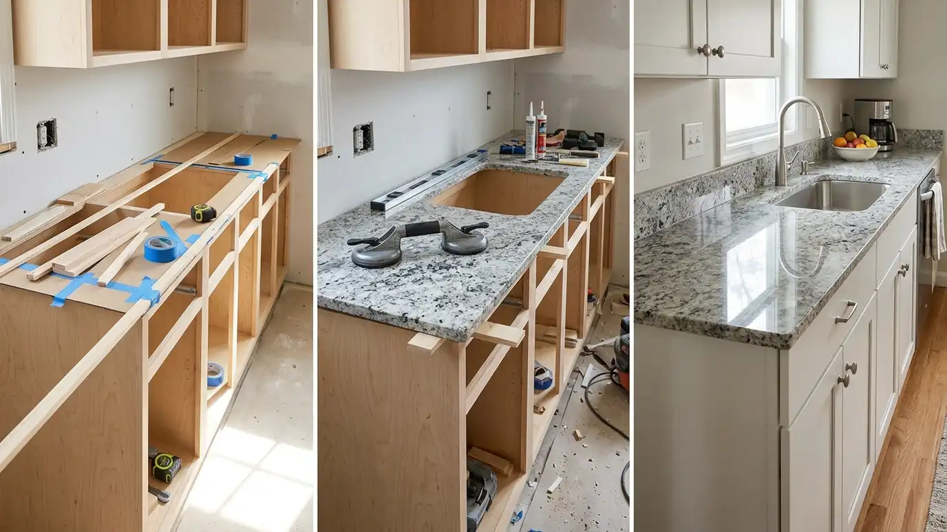 How Granite Countertop Installation Works, Step by Step