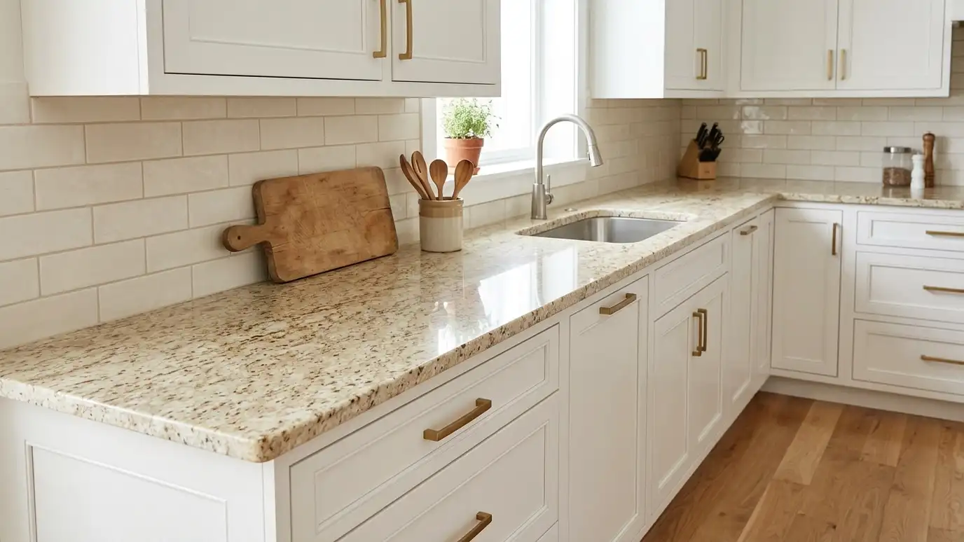 Beige and Cream Granite Countertops explained for Nashville and Middle Tennessee