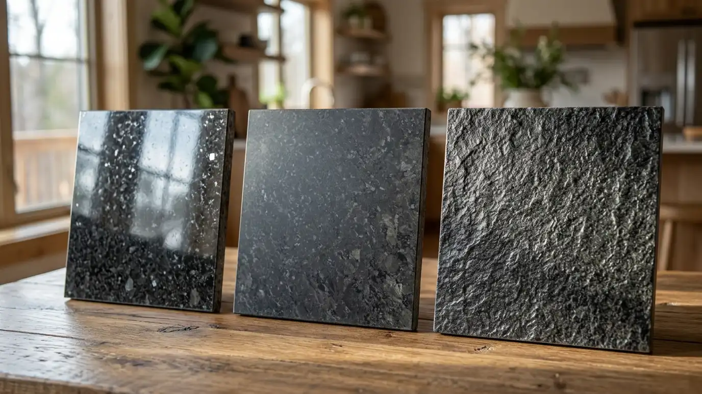 Granite Finishes: Polished, Honed and Leathered explained for Nashville and Middle Tennessee