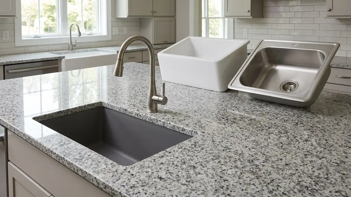 Granite Sink Types and Cutouts explained for Nashville and Middle Tennessee