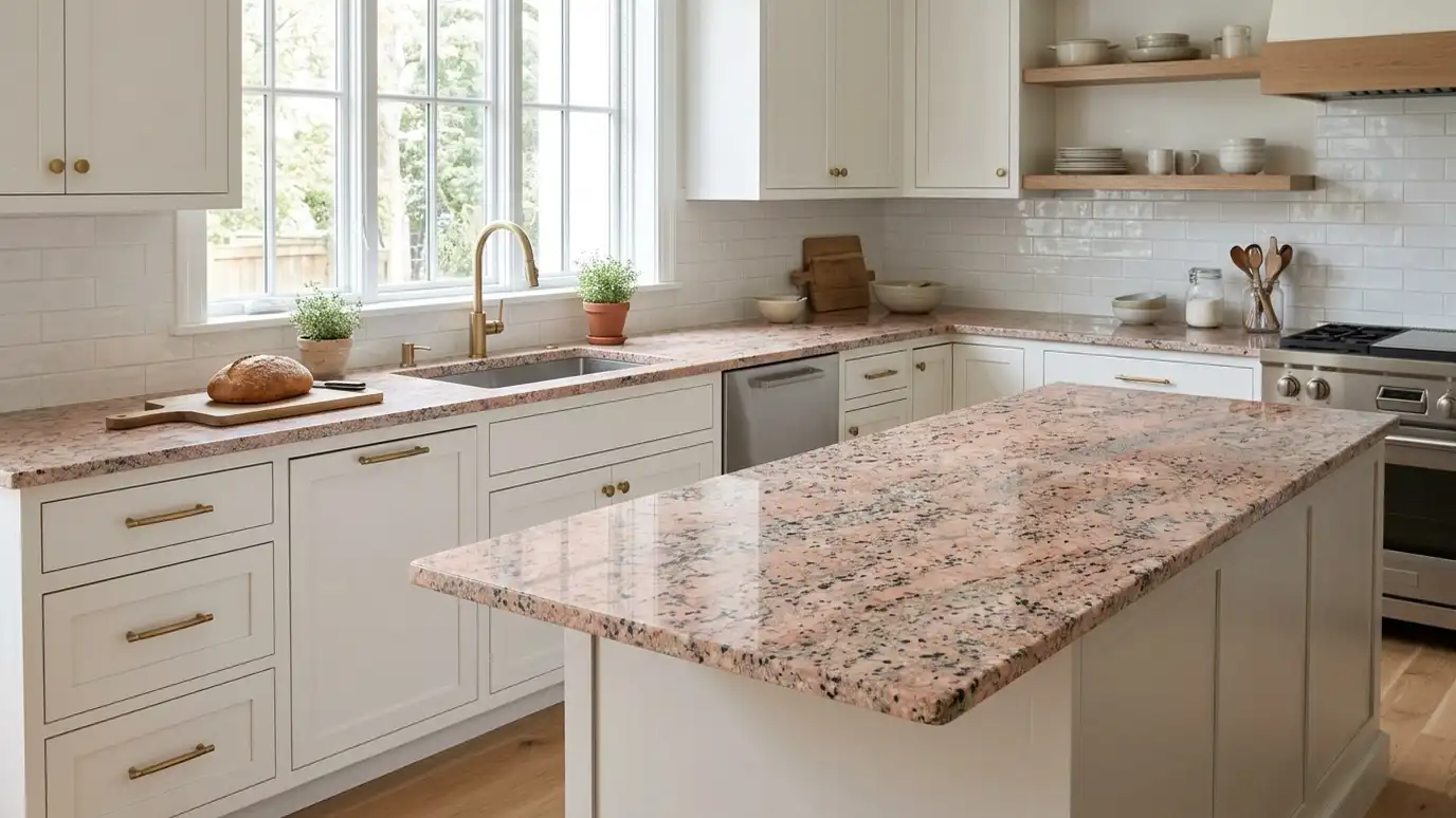 Pink and Rose Granite Countertops explained for Nashville and Middle Tennessee
