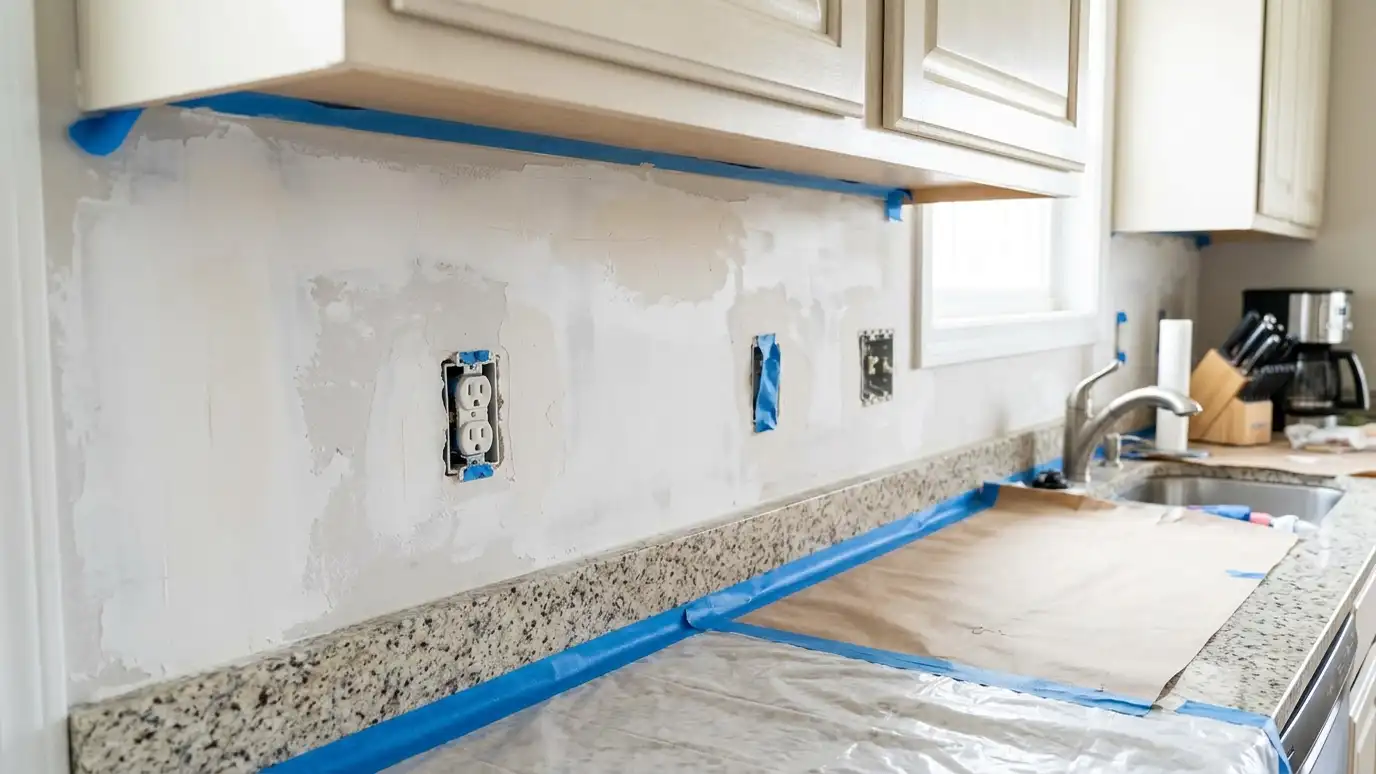 Backsplash Removal and Wall Repair in Nashville and Middle Tennessee