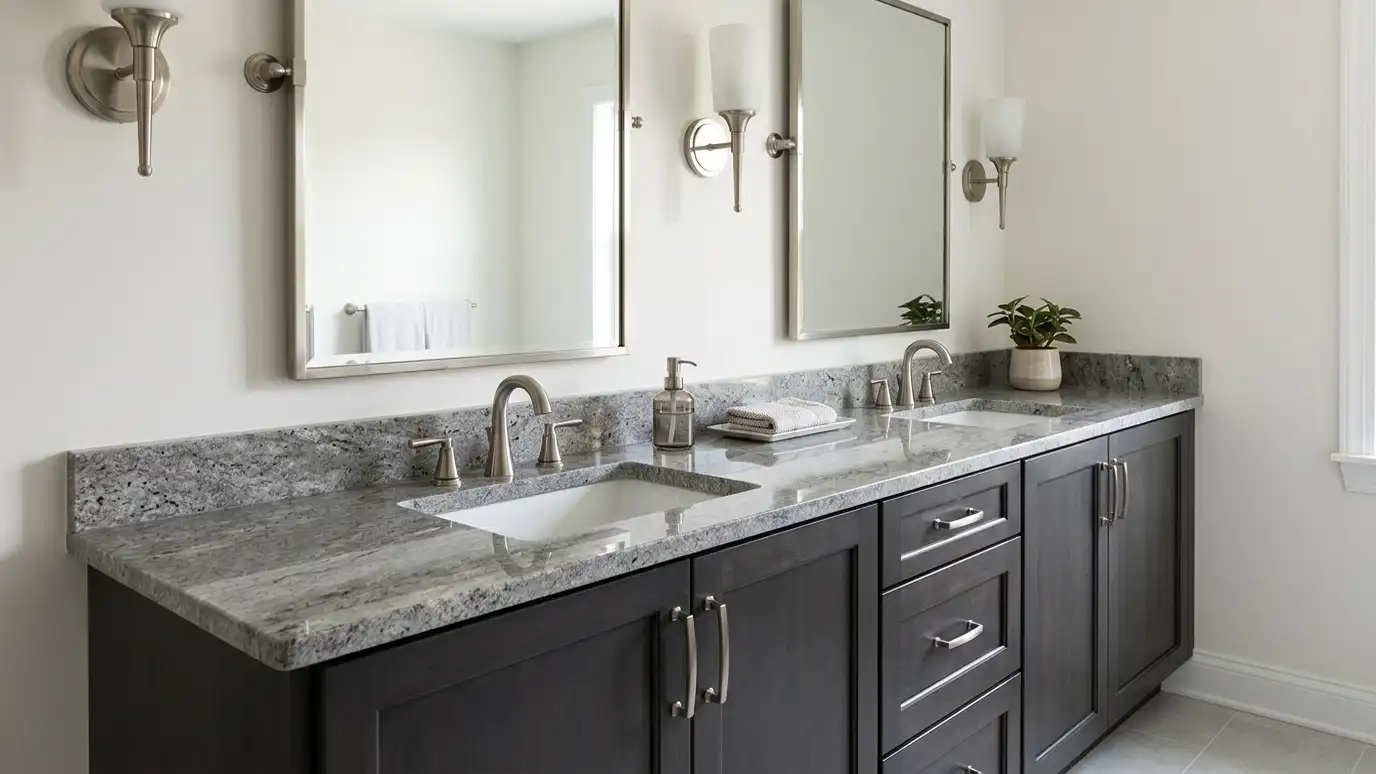 Bathroom Vanity Granite Installation in Nashville and Middle Tennessee