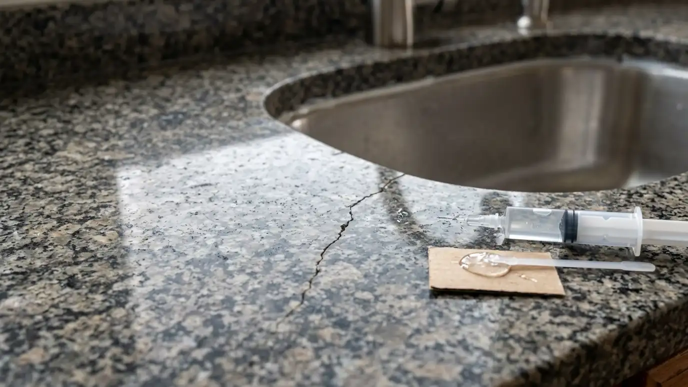 Granite Crack Repair in Nashville and Middle Tennessee