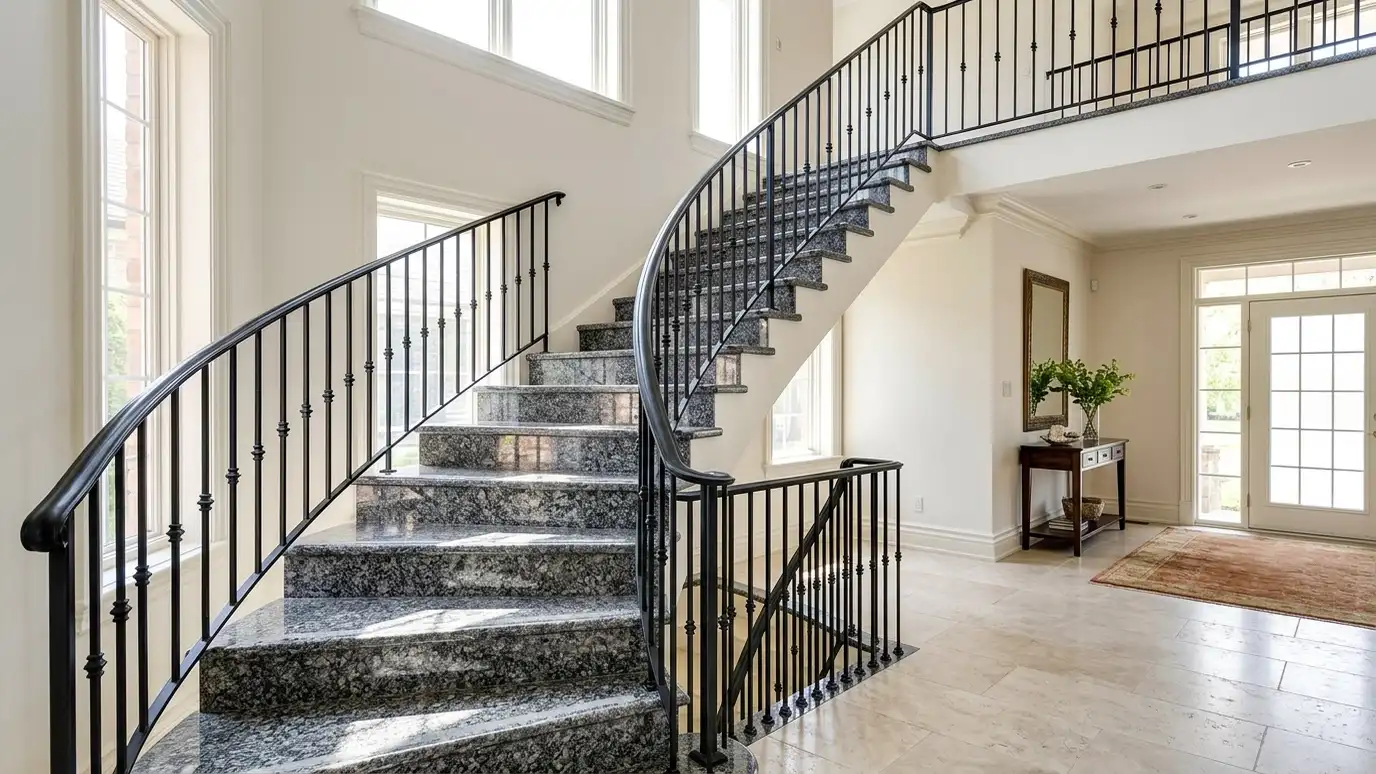 Granite Stair Treads and Steps in Nashville and Middle Tennessee