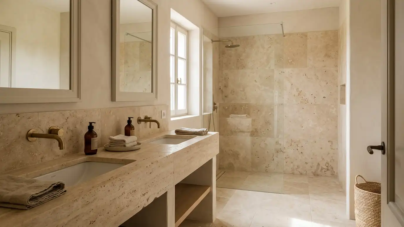Travertine and Limestone Installation in Nashville and Middle Tennessee
